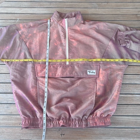 Vintage Scott Tinley Iridescent Pullover Anorak Windbreaker Medium Talon Zipper - Picture 13 of 17